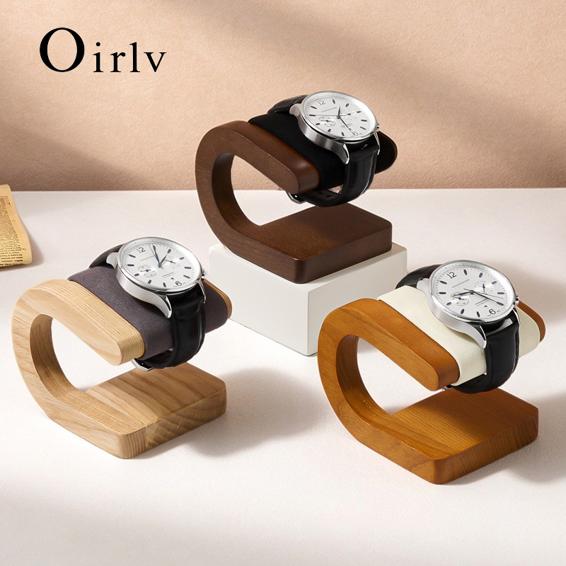 Jewelry And Watches Inc - Oirlv Rak Jam Tangan Kayu Warna