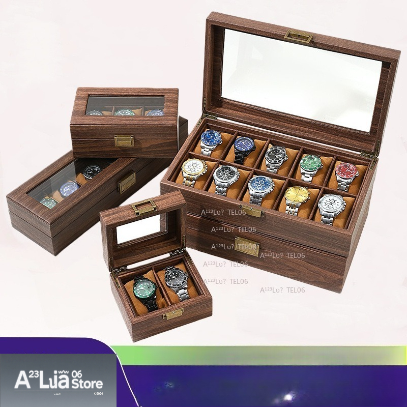 Kotak Jam Tangan Kulit PU Moti - Watch Display Box ulasan dan harga