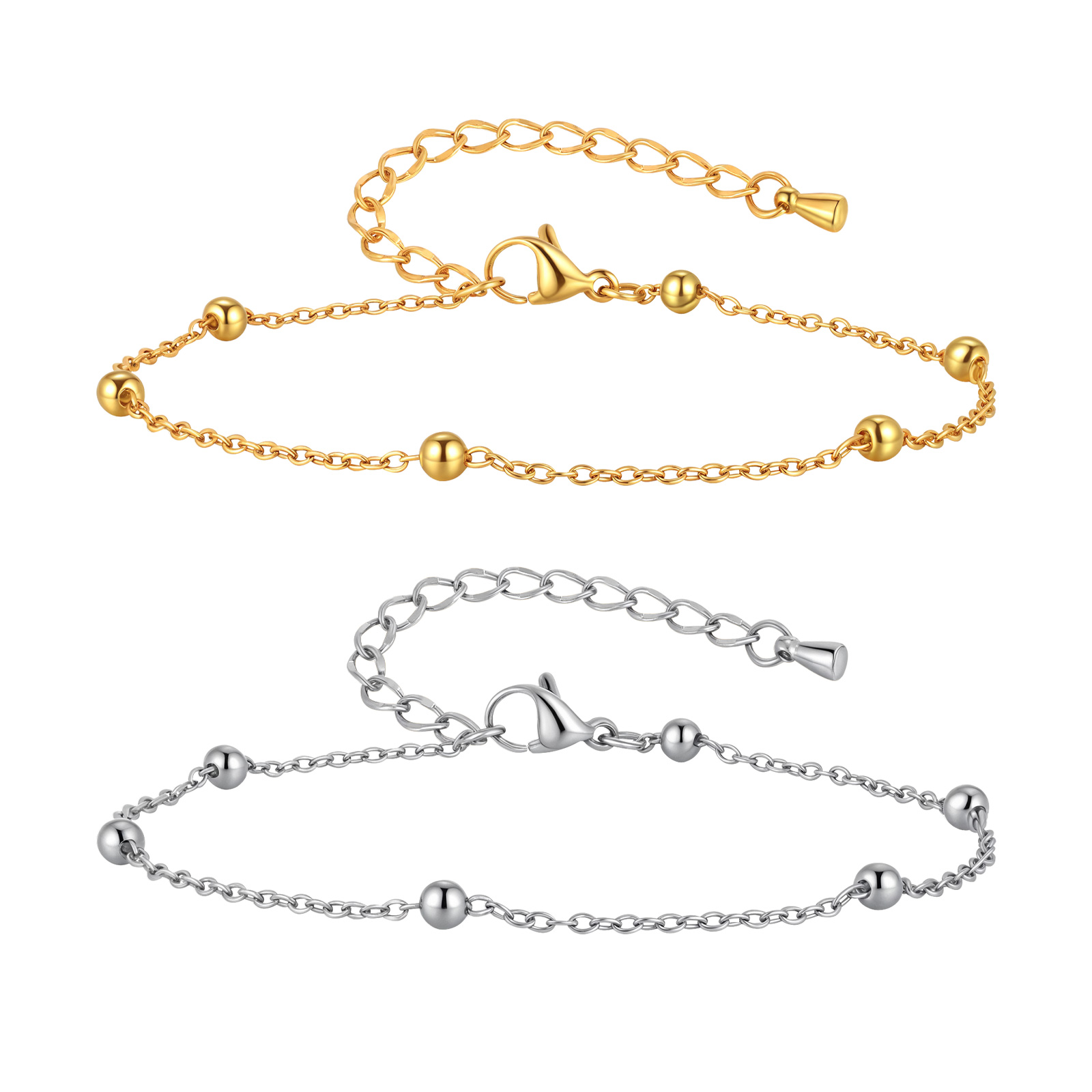 Gelang Kaki Rantai Manik-manik - Jc Jewelry & Watches Photos ulasan dan harga