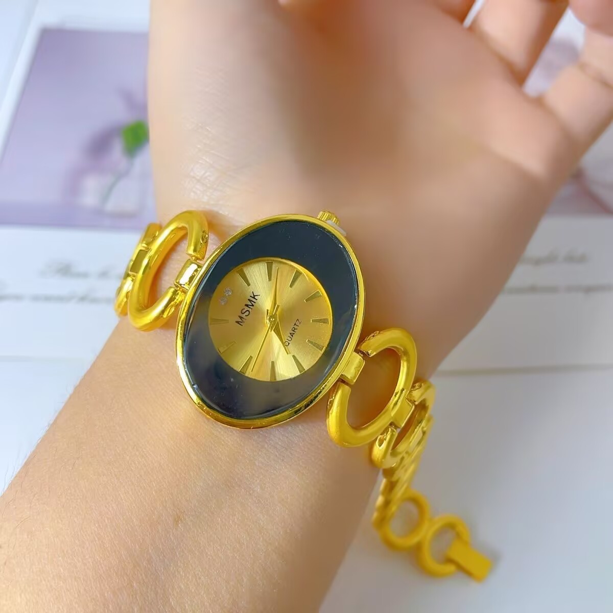 Jam Tangan Berlapis Emas 24K A - Jewelry For Watches ulasan dan harga